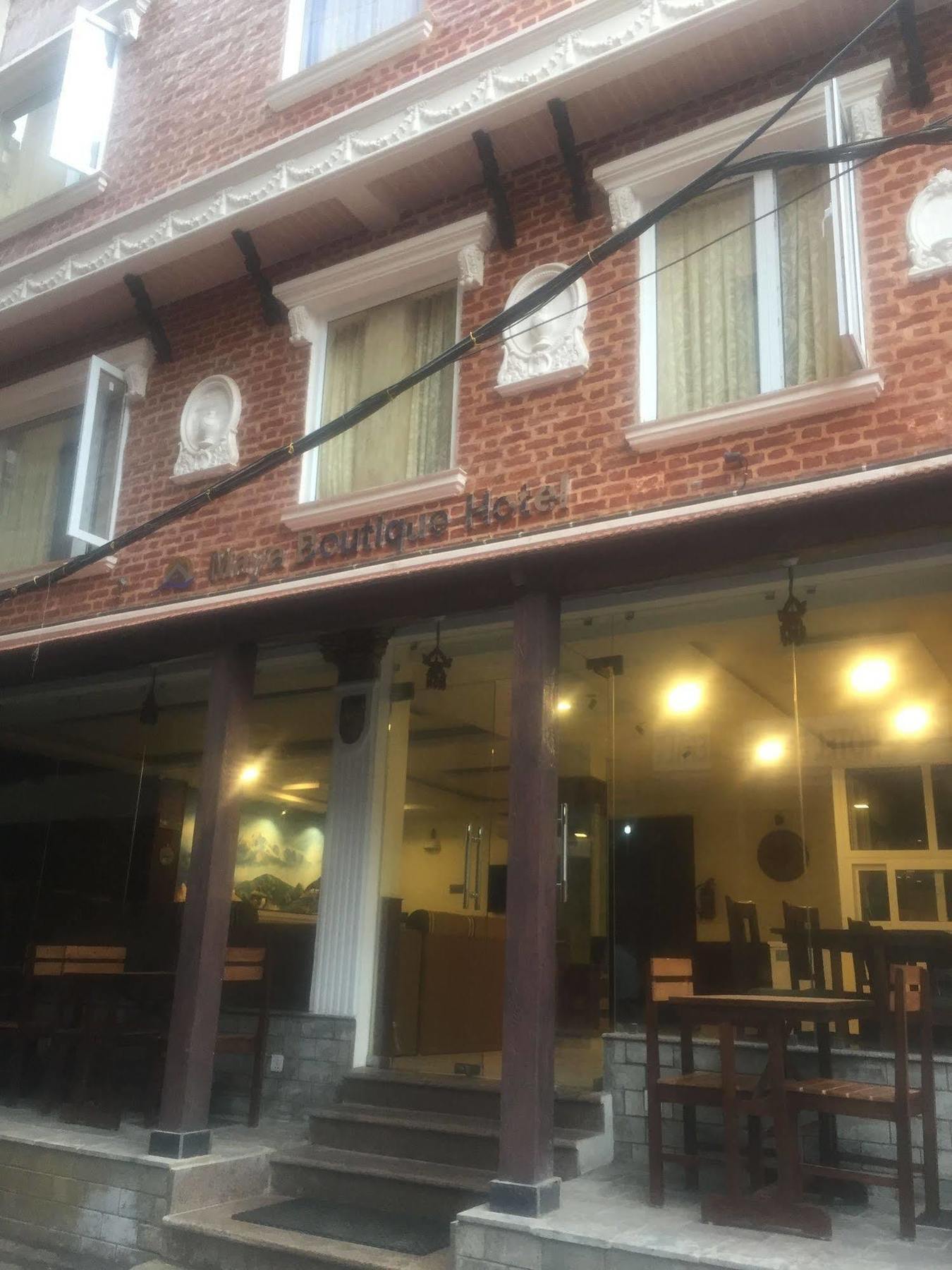 Maya Boutique Hotel Kathmandu Exterior foto