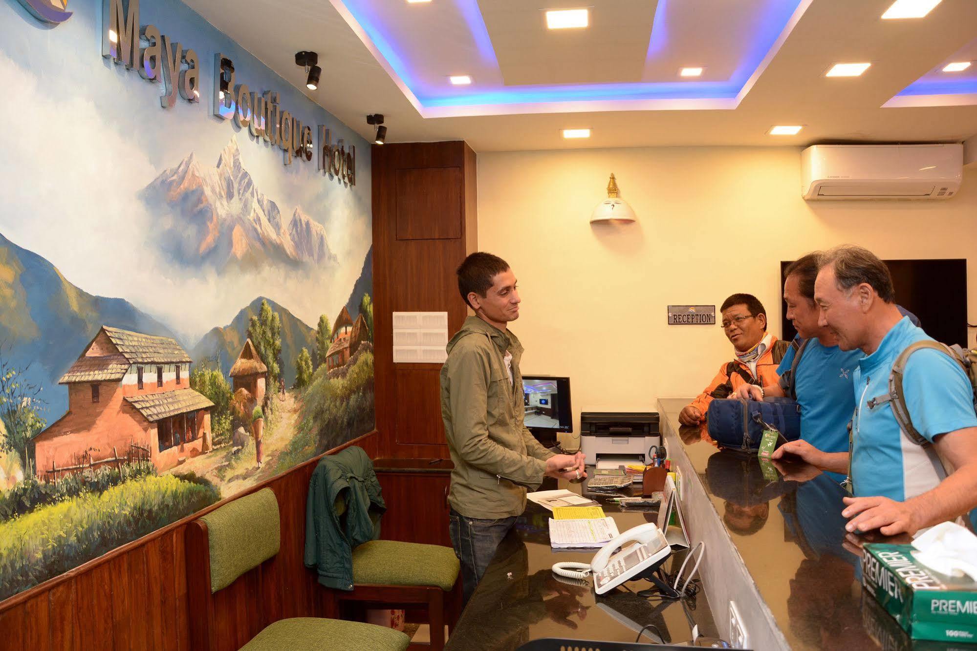Maya Boutique Hotel Kathmandu Exterior foto