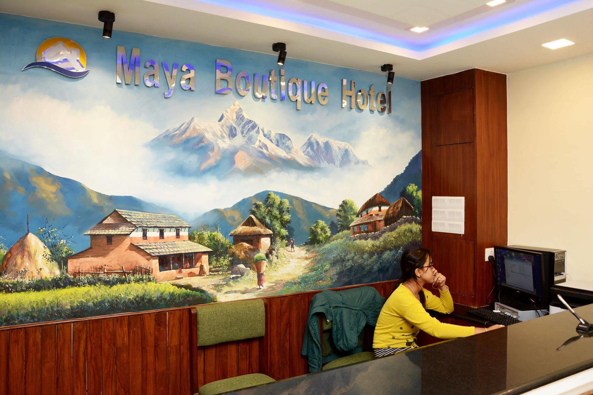 Maya Boutique Hotel Kathmandu Exterior foto