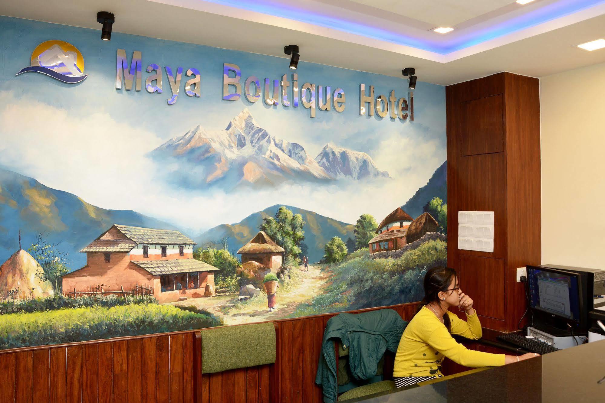 Maya Boutique Hotel Kathmandu Exterior foto